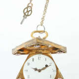 Taschenuhr in Gehäuse Modern, Taschenuhrobjekt in Sterngehäuse mit blü… - photo 2