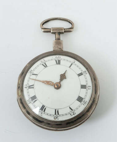 Spindeltaschenuhr Um 1800, Aguiton & Rouchat à Geneve, Silber, punzier… - Foto 1 Spindeltaschenuhr Um 1800, Aguiton & Rouchat à Geneve, Silber, punzier… - Foto 1