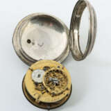 Spindeltaschenuhr Um 1800, Aguiton & Rouchat à Geneve, Silber, punzier… - Foto 2