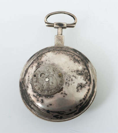 Spindeltaschenuhr Um 1800, Aguiton & Rouchat à Geneve, Silber, punzier… - Foto 3 Spindeltaschenuhr Um 1800, Aguiton & Rouchat à Geneve, Silber, punzier… - Foto 3