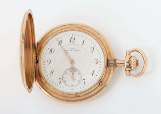 Herrensavonette Um 1920, Assmann Glashütte Sachsen, Rosegold 585, 3 De… - photo 1 Herrensavonette Um 1920, Assmann Glashütte Sachsen, Rosegold 585, 3 De… - photo 1