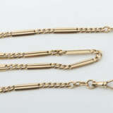Uhrenkette 20. Jhr., Gelbgold 585, punziert, ges. 22,5 g, ca, 43,5 cm,… - photo 1