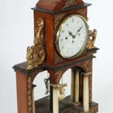 Wiener Empire-Uhr Anfang 19. Jh., Emaillezifferblatt bez. ''Osthälder … - photo 2