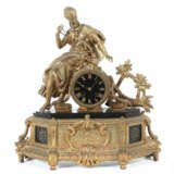 Pendule mit Schäferinnenfigur Frankreich, 2. Hälfte 19. Jh., Zifferbla… - photo 1