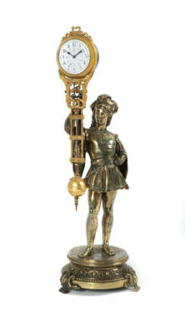 Junghans-Mysterieuse mit Renaissance-Jüngling Anfang 20. Jh., Schwingp… - photo 1