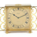 Imhof Tischuhr Schweiz, 20. Jh., Zifferblatt bez. ''Imhof/Striking'' m… - фото 1