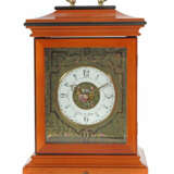 Kieninger Stutzuhr Ende 20. Jh., Emailezifferblatt mit römischen Stund… - фото 1