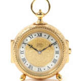 Tischwecker Mitte 20. Jhr., Marke Imhof Trianon, Messing, 1 Fuß besch.… - photo 1