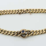 Goldarmband Um 1900, Armband in Gelbgold 585, besetzt mit 2 kleinen Pe… - photo 1