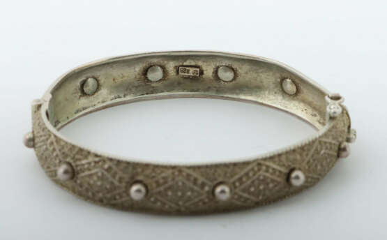 Armreif von Theodor Farner Um 1935/40, Silber 925, punziert, Armreif v… - photo 1