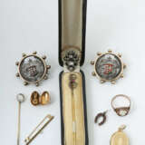 Konvolut Schmuck 20. Jhr., mehrere Teile Schmuck, 2 Borschen und 1 Kra… - photo 1