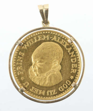Medaillenanhänger Wohl 20. Jhr., Fassung in Gelbgold 585, Medaille Gol… - photo 1 Medaillenanhänger Wohl 20. Jhr., Fassung in Gelbgold 585, Medaille Gol… - photo 1