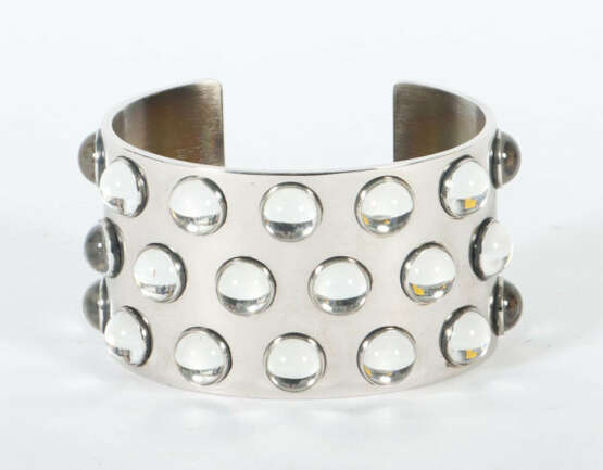 Armreif von Lalique Armreif in Silber 925 besetzt mit Halbperlen aus K… - Foto 1