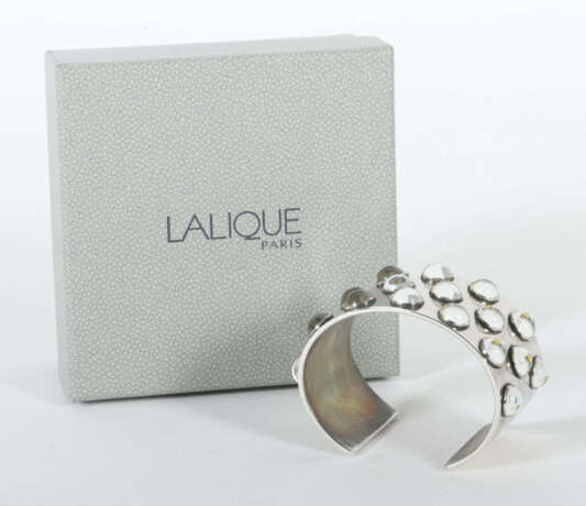 Armreif von Lalique Armreif in Silber 925 besetzt mit Halbperlen aus K… - Foto 3