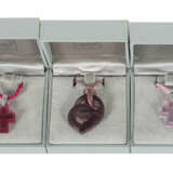 3 Ketten von Lalique Konvolut mit 3 Ketten, 2 mit kreuzförmigem Anhäng… - Foto 1