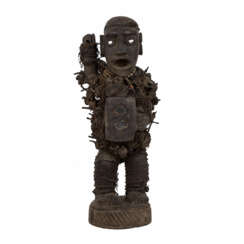 Nail Fetish Figure. OF THE CONGO/AFRICA.