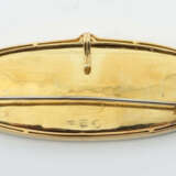 Brosche von Engelhard-Nuss Modern, Gelbgold 750, punziert, Anhänger mi… - фото 2