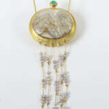 Anhänger mit Halsreif von Engelhardt Nuss Modern, Gelbgold 750, punzie… - photo 2