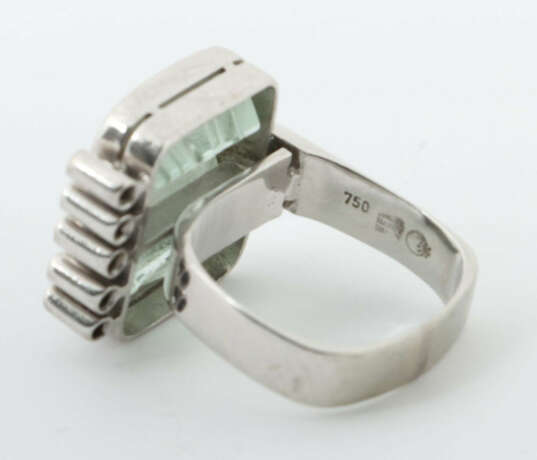 Ring von Engelhard Nuss Modern, Weißgold 750, punziert, ca. 12,9 g, be… - photo 3 Ring von Engelhard Nuss Modern, Weißgold 750, punziert, ca. 12,9 g, be… - photo 3