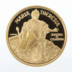 1000 Schilling-Goldmünze Österreich, 1993, Gold 986, 16,34 g, averse M…