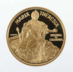 1000 Schilling-Goldmünze Österreich, 1993, Gold 986, 16,27 g, averse M…