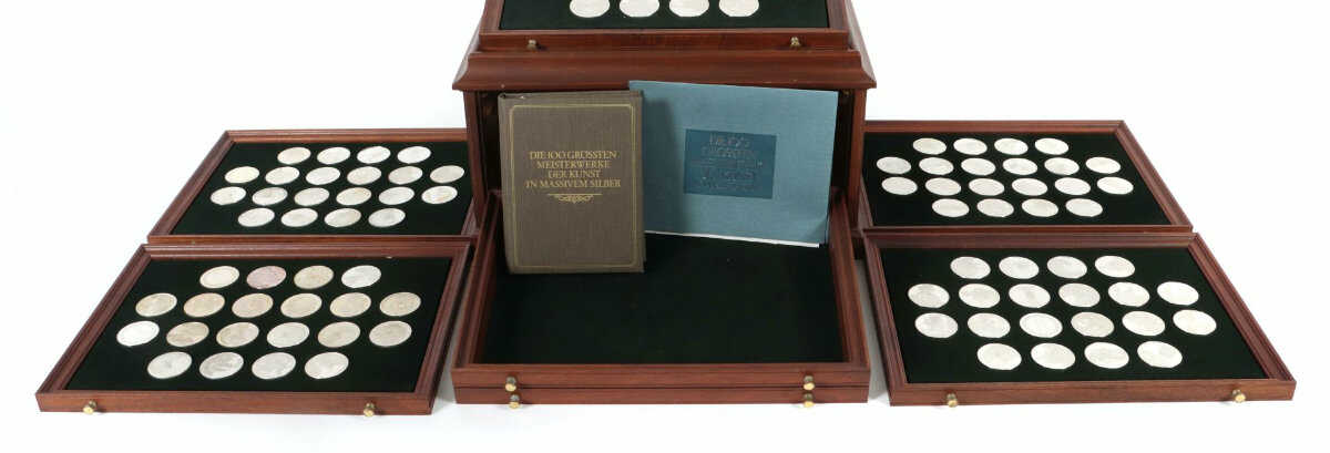 Die 100 grössten Meisterwerke der Kunst Franklin Mint, 1973/74, Sammlu… Die 100 grössten Meisterwerke der Kunst Franklin Mint, 1973/74, Sammlu…