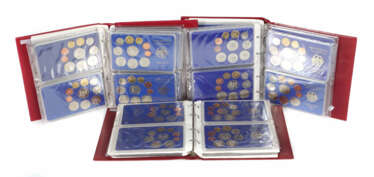 37 Münzsätze Deutschland, 1980er/90er Jahre, 8x 10,88 DM & 29x 12,88 D…