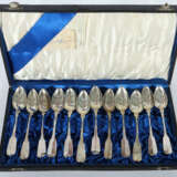 Satz von 12 Kaffeelöffeln Bruckmann & Söhne, Heilbronn, Entwurf: 1880,… - photo 1