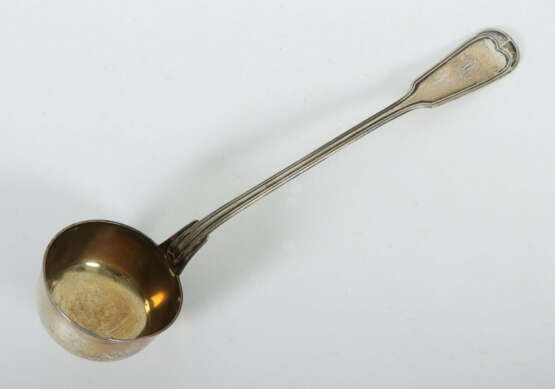 Schöpfkelle D. Vollgold & Söhne, Berlin, dat. 1888, Silber 800, ca. 27… - photo 1 Schöpfkelle D. Vollgold & Söhne, Berlin, dat. 1888, Silber 800, ca. 27… - photo 1