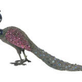 Pfau wohl Wien, 2. Hälfte 19. Jh., Silberkorpus mit fein graviertem Ge… - Foto 1