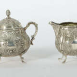 Milchkännchen & Zuckerdose Deutschland, um 1900, Silber 800, ca. 355 g… - фото 1