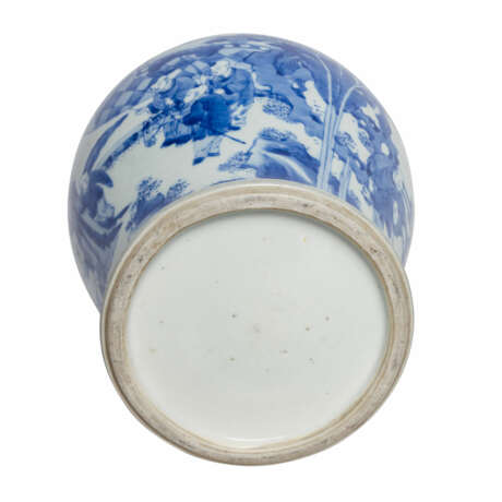 Blau-weiße Balustervase. CHINA, 19. Jahrhundert. - Foto 6