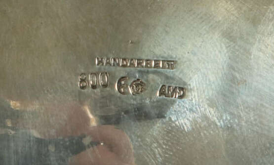 Zuckerdose im Barockstil Adam Manns & Sohn, Dörnigheim, um 1900/Anfang… - photo 3