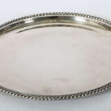 Rundes Tablett Johann Beck, Schwäbisch Gmünd, 20. Jh., Silber 925, ca.… - photo 1