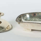 Kerzenleuchter & Schale Johann Beck, Schwäbisch Gmünd, 20. Jh., Silber… - photo 1