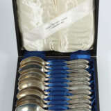 Satz von 12 Kaffeelöffeln Bruckmann & Söhne, Heilbronn, Entwurf: 1904,… - Foto 1