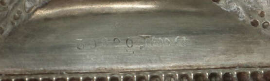 Paar einflammige Kerzenleuchter Koch & Bergfeld, Bremen, dat. 1910, Si… - photo 3