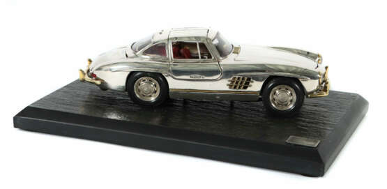 Mercedes SL 300 Thomas Kraft, Art Design, dat. 1992, Silber 925 part. … - Foto 1
