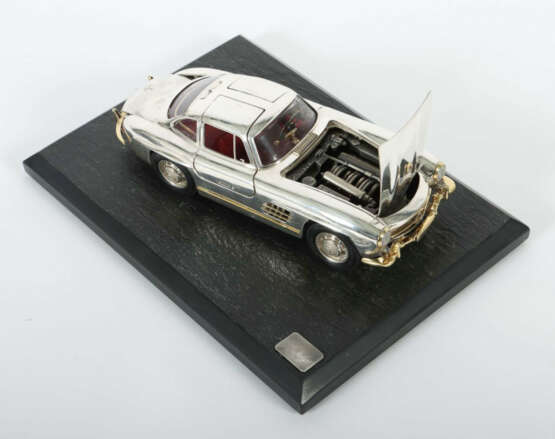 Mercedes SL 300 Thomas Kraft, Art Design, dat. 1992, Silber 925 part. … - Foto 3
