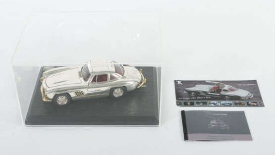 Mercedes SL 300 Thomas Kraft, Art Design, dat. 1992, Silber 925 part. … - Foto 6