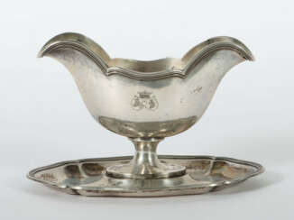 Sauciere mit Presentoir Johann Adam Lemor, Breslau, 1. Drittel 20. Jh.…