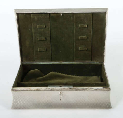 Feine Schmuckschatulle mit Porzellanbild Juwelier Schilling, Stuttgart… - photo 3