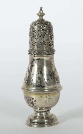 Zuckerstreuer A. Cesa, 1. Drittel 20. Jh., Silber 800, ca. 170 g, rund… - фото 1