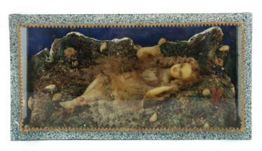 Klosterarbeit Jesuskind Süddeutschland, 19./20. Jh., Wachsfigur des li…