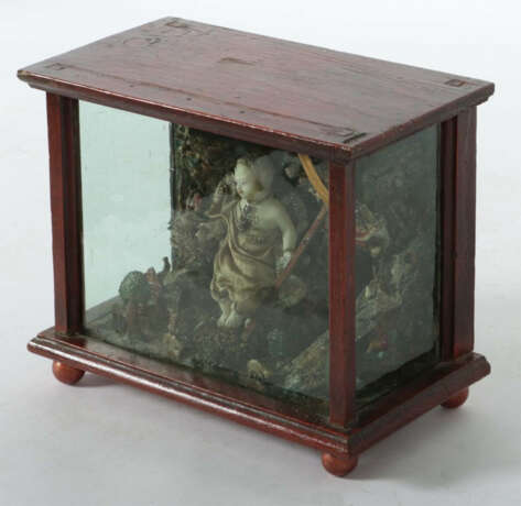 Klosterarbeit Jesuskind Süddeutschland, 19./20. Jh, im Zentrum Wachsfi… - photo 2 Klosterarbeit Jesuskind Süddeutschland, 19./20. Jh, im Zentrum Wachsfi… - photo 2