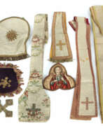 Religiöse Objekte. Sammlung religiöse Gewandstücke wohl Süddeutschland, 19./20. Jh., 9 tl…
