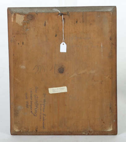 Votivbild Oberbayern, 18. Jh., ''Anbetung der Sichelmadonna'', als Dan… - photo 3