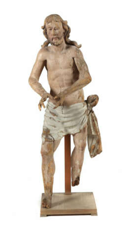 Bildschnitzer des 18. Jh. wohl Altbayern, ''Schmerzensmann'', Holz ges… - photo 1