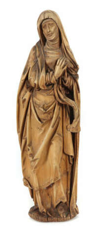 Bildschnitzer/Kopist des 19. Jh. ''Trauernde Muttergottes'', Holz, hal… - фото 1