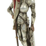 Bildschnitzer des 19. Jh. ''Ritter mit Fahne'', Holz geschnitzt, polyc… - фото 1